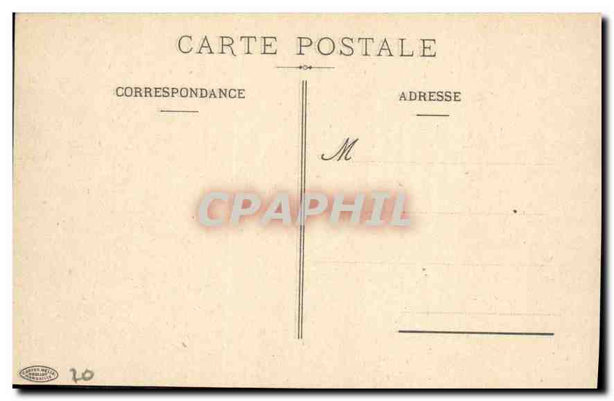 CPA Marseille Arc de Triomphe place d'Aix  — Rückseite