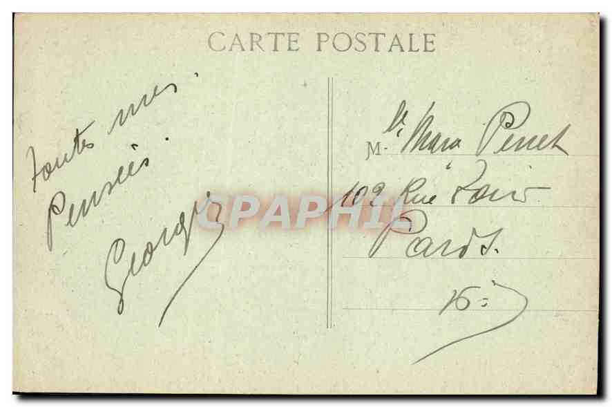 CPA Marseille le Prado  — Verso