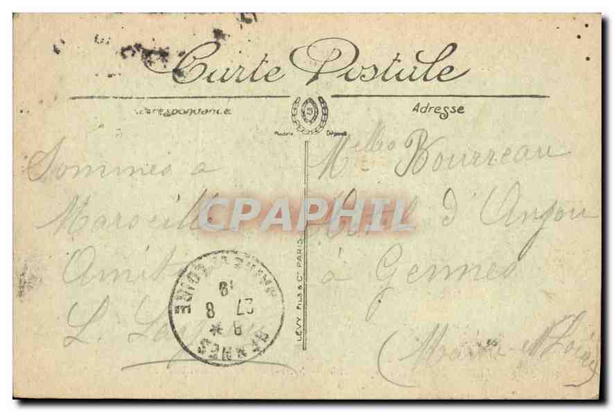CPA Marseille Notre Dame de la Garde  — Rückseite