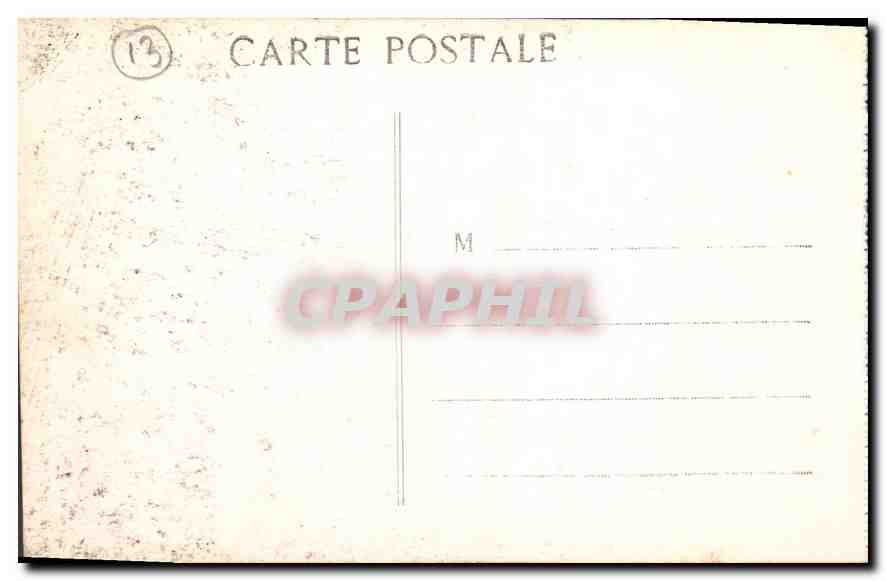 CPA Marseille Notre Dame de la Garde  — Rückseite