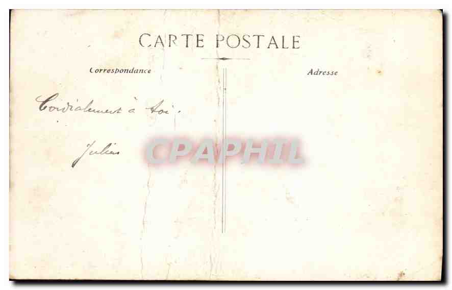 CPA Marseille Ascenseurs de N D de la Garde  — Rückseite