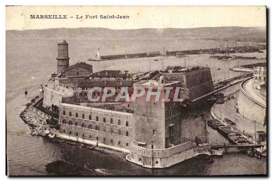 CPA Marseille le Fort Saint Jean 