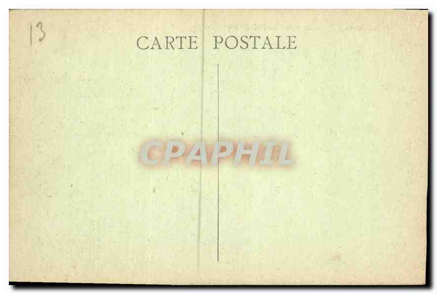 CPA Marseille le Fort Saint Jean  — Verso