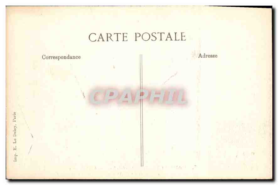CPA Marseille le Fort Saint Jean vu a vol d'oiseau  — Rückseite