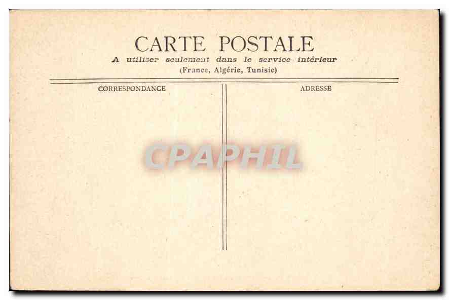 CPA Marseille entree du vieux port  — Verso