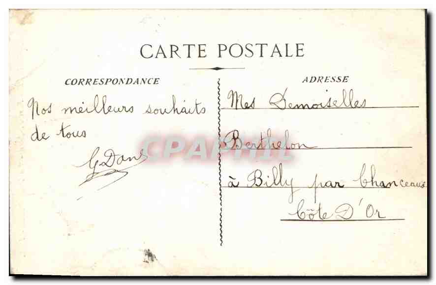 CPA Marseille Fort St Jean la tour Ronde  — Rückseite