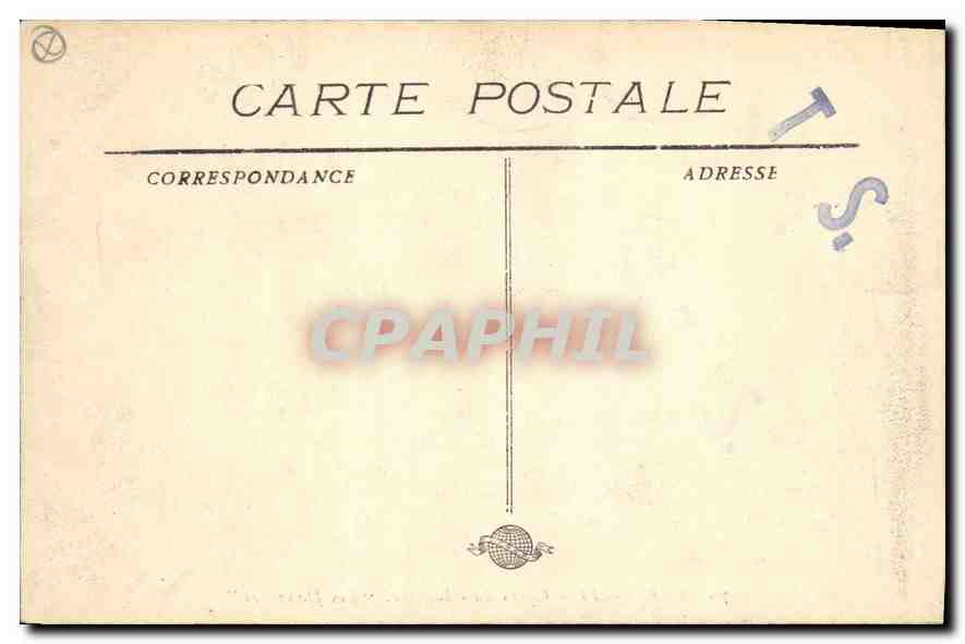 CPA Marseille Cours du Chapitre les Danaides  — Verso