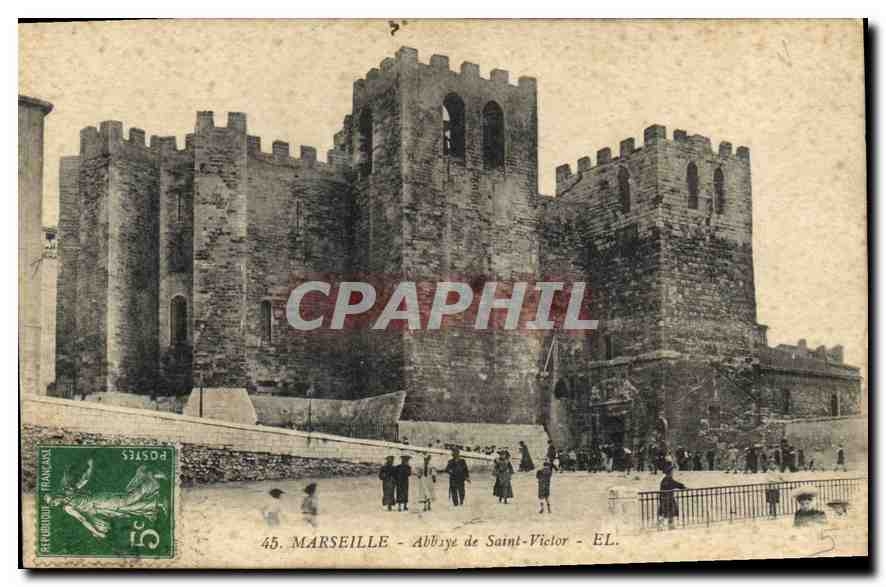 CPA Marseille Abbaye de Saint Victor 