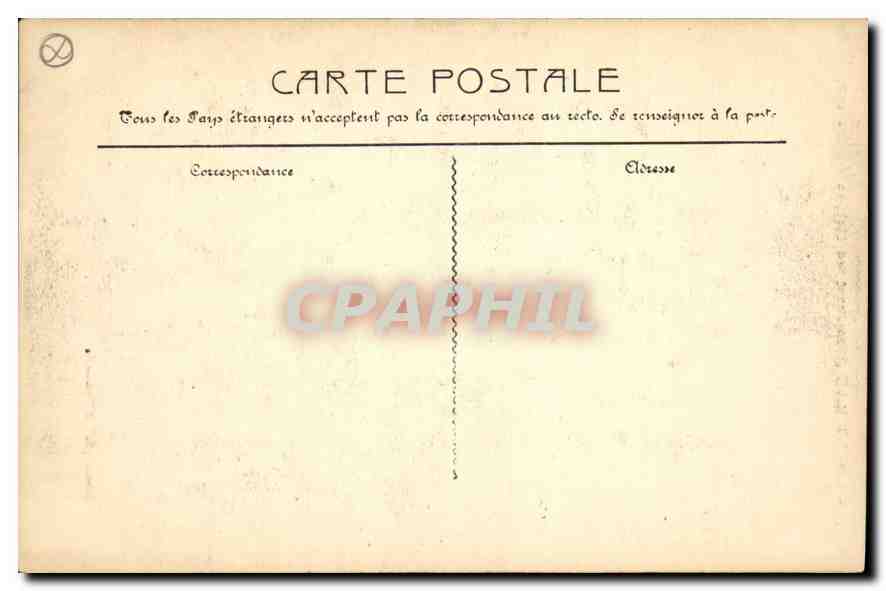 CPA Marseille Monument des Mobiles des B du R  — Verso