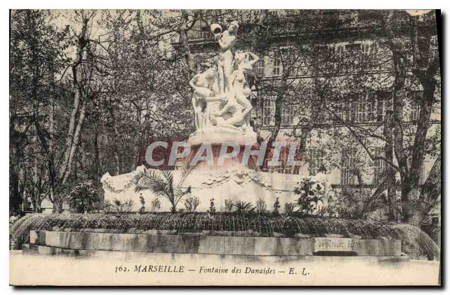 CPA Marseille Fontaine des Danaides 