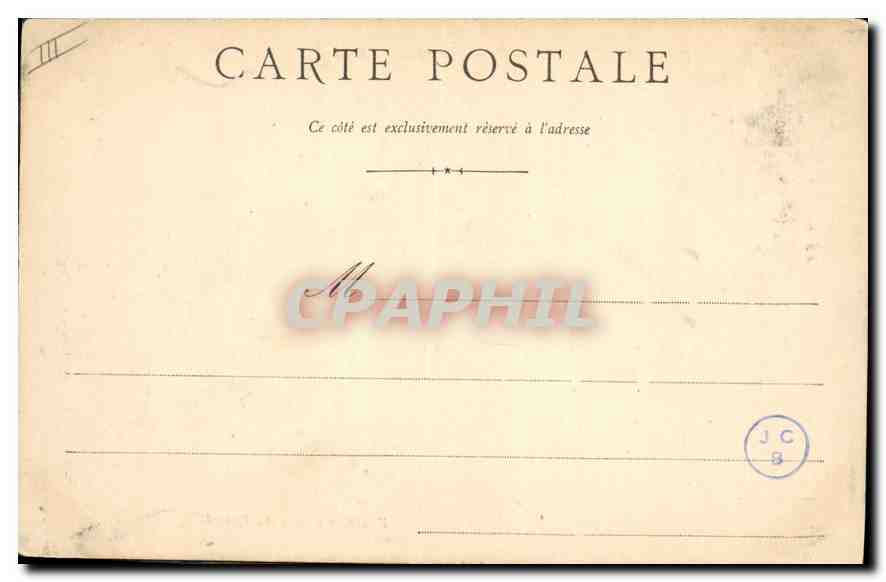 CPA Marseille Fontaine Estrangin Pastre  — Verso