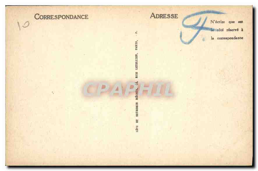 CPA Marseille le Pont Transbordeur  — Verso