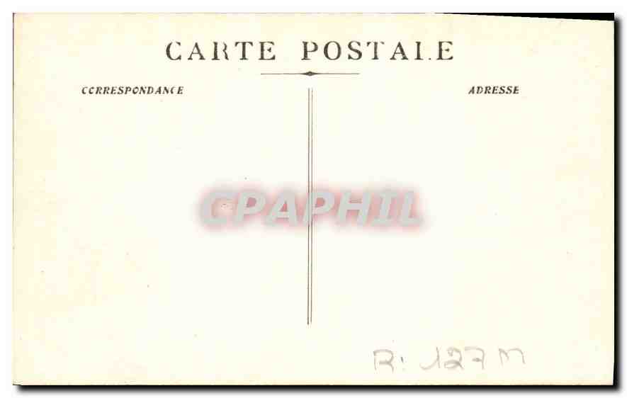 CPA Marseille le Phare Ste Marie  — Verso
