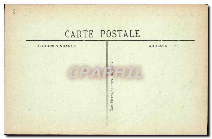 CPA Marseille la Corniche et la place hotel  — Verso