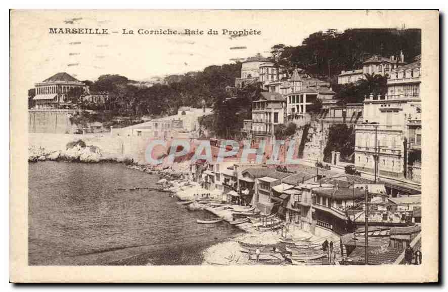CPA Marseille la Corniche Baie du Prophete 