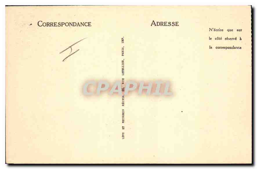 CPA Lyon place Leviste et l'entree de la rue de la Republique  — Verso
