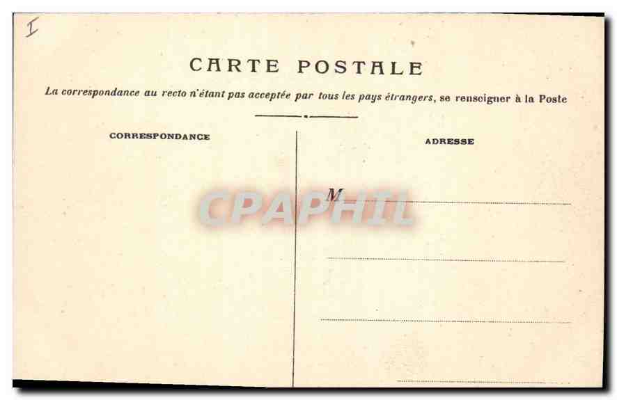 CPA Lyon place Bellecour  — Verso