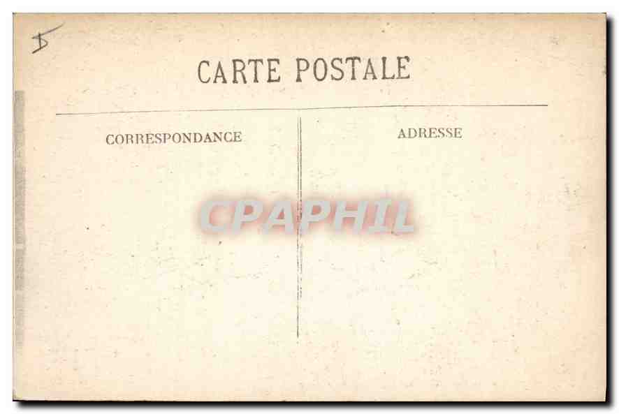 CPA Lyon place Bellecour statue de Louis XIV  — Verso