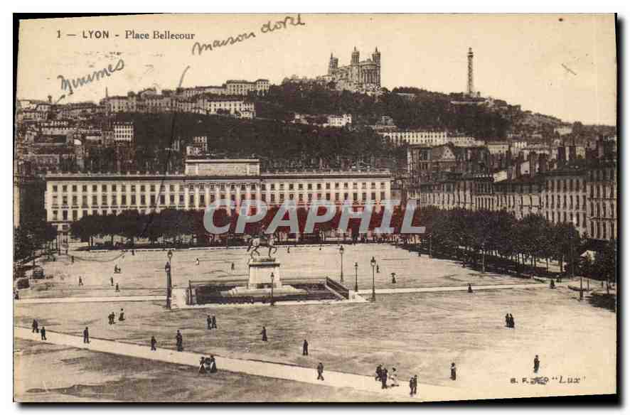 CPA Lyon place Bellecour 