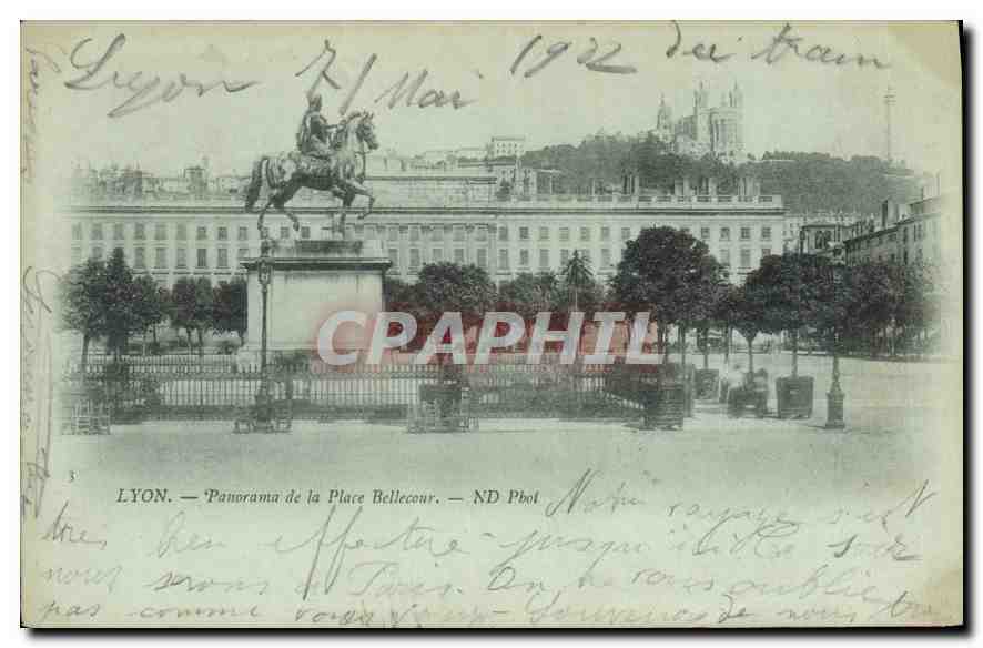 Lyon — Panorama de la Place Bellecour — ND Phot
