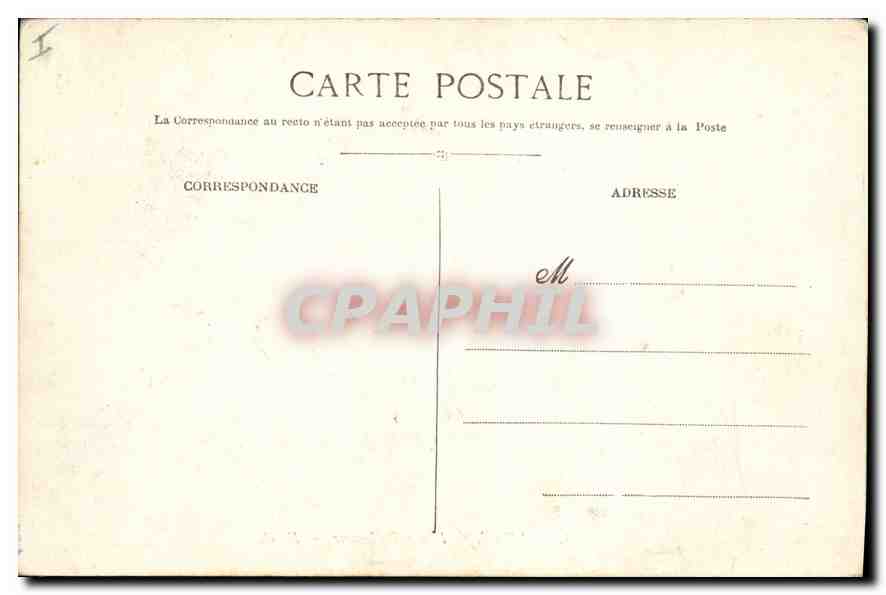 CPA Lyon place Bellecour  — Rückseite