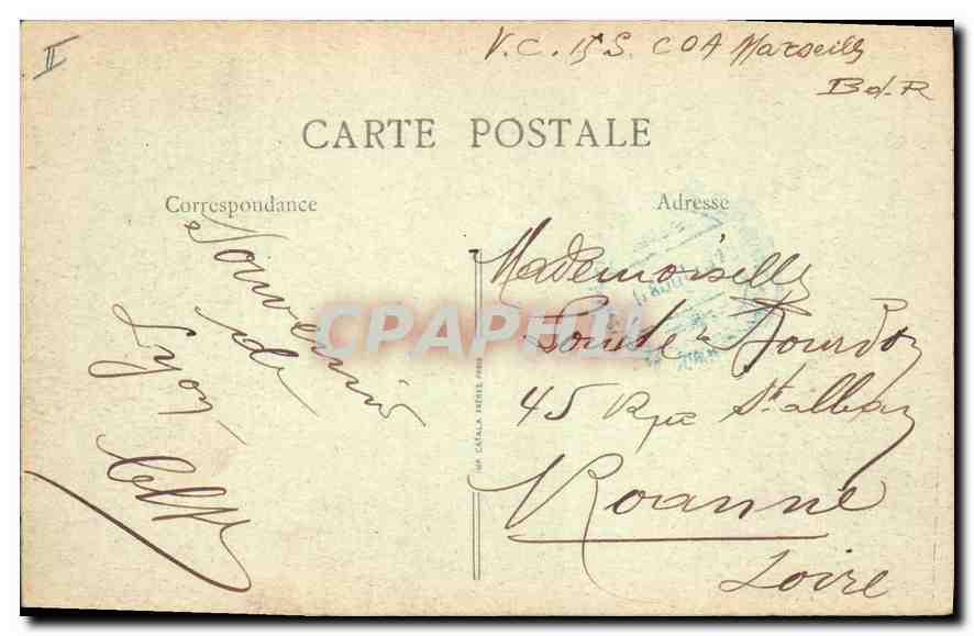 CPA Lyon place Bellecour tracee en 1617  — Verso