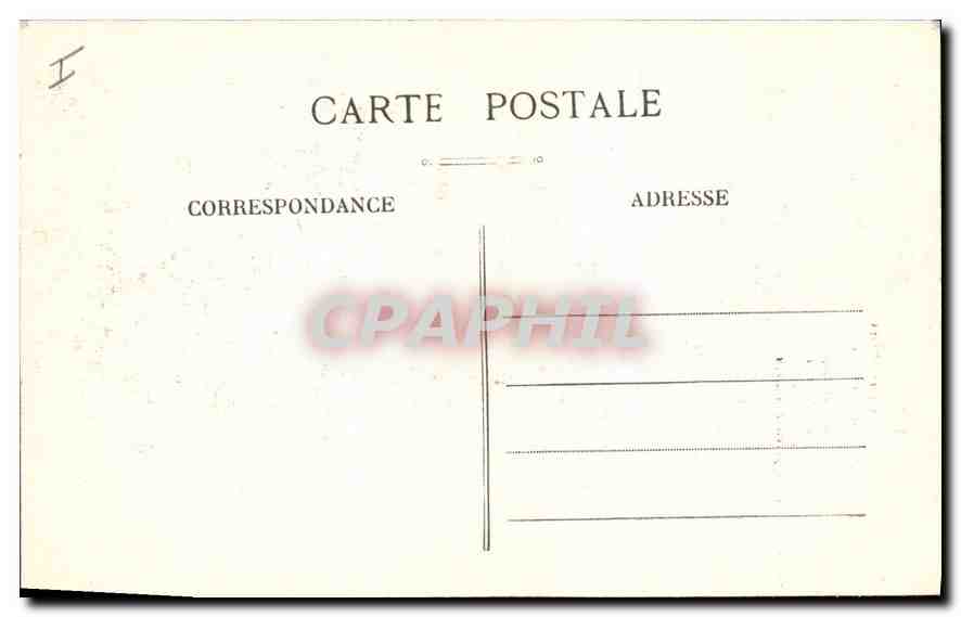 CPA Lyon fontaine place des Jacobins due a l'Architecte Gaspard Andre statue de l'Architecte Philibe — Verso