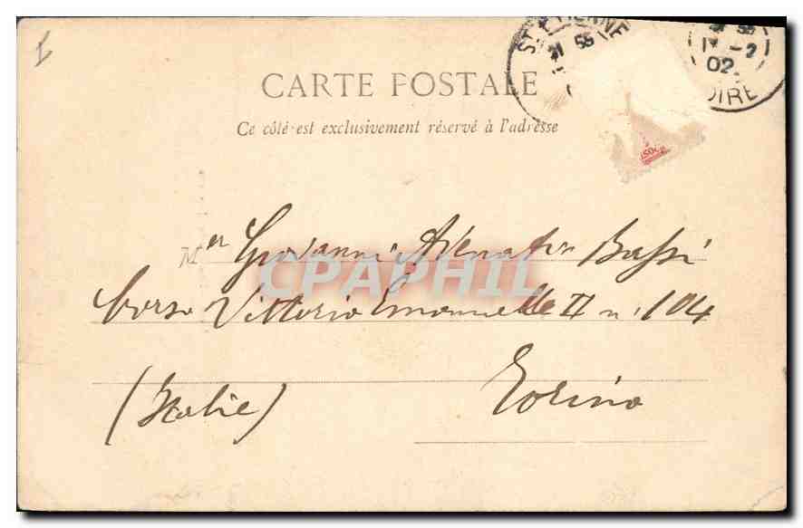 CPA Lyon Fontaine des Jacobins  — Verso