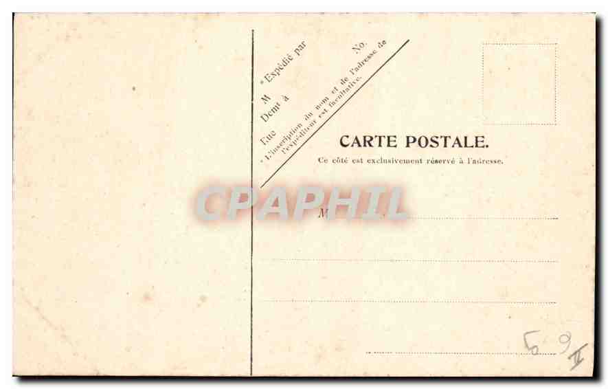 CPA Lyon Monument eleve a Josephin Soulary  — Verso