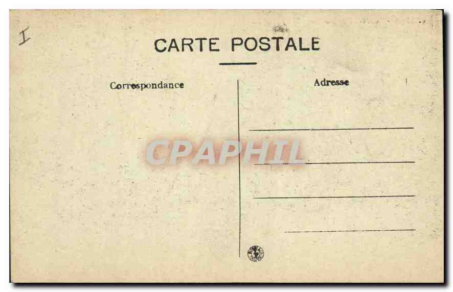 CPA Lyon Fontaine et la Place des Jacobins  — Verso