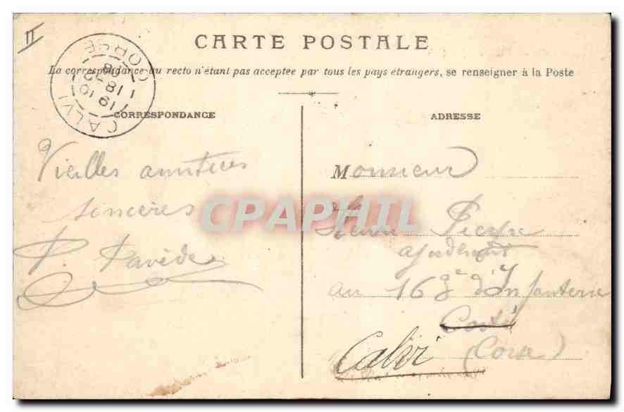CPA Lyon Place des Jacobins  — Verso