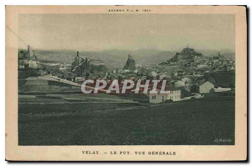 CPA Velay Le Puy vue generale 