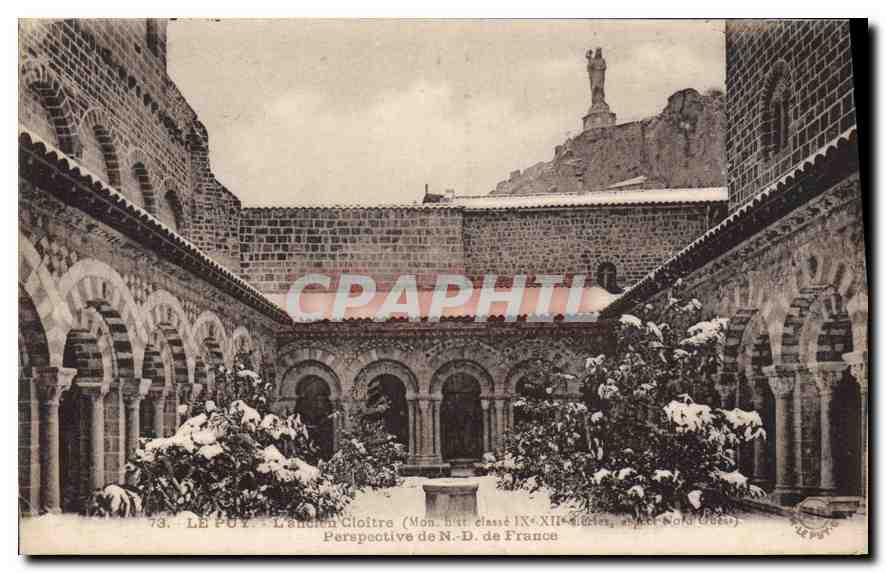 Le Puy - L'ancien Cloître (Mon. hist. classé IX-XIIe siècles, aspect N.-D. de France) - Anverso