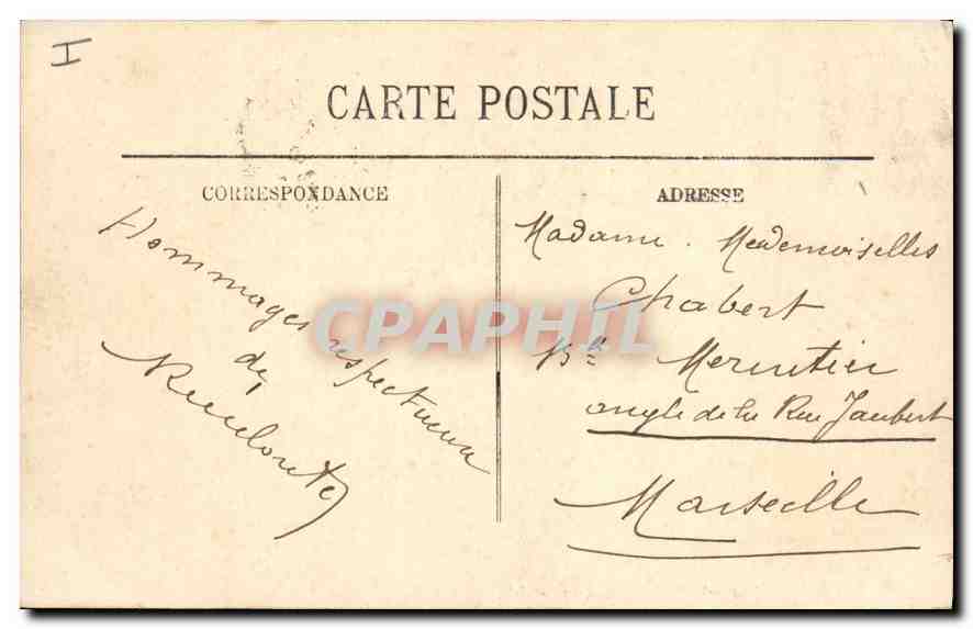 CPA Le Puy vue prise a travers les Pins  — Verso