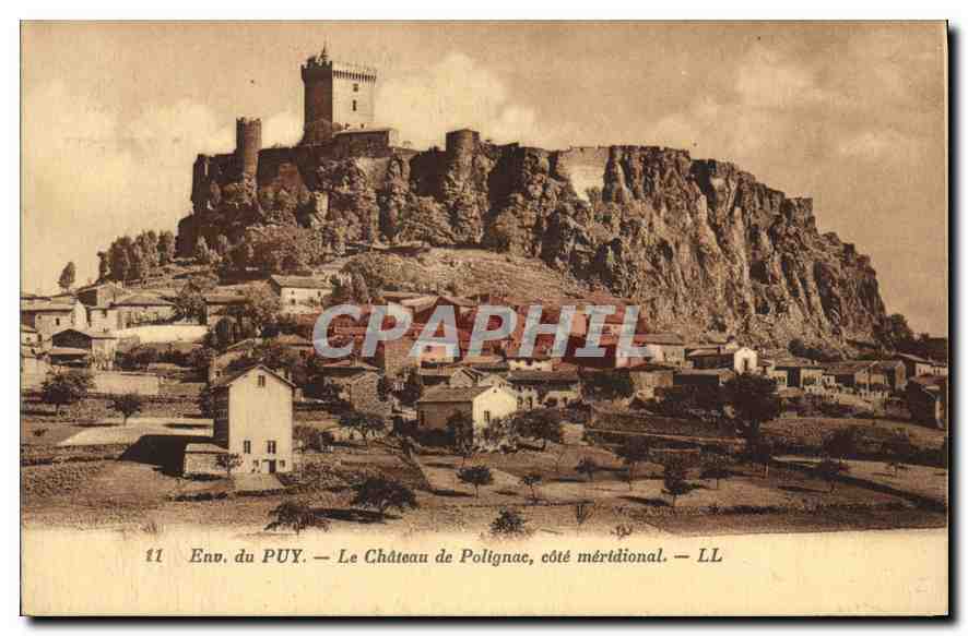 Env. du PUY — Le Château de Polignac, côté méridional — LL