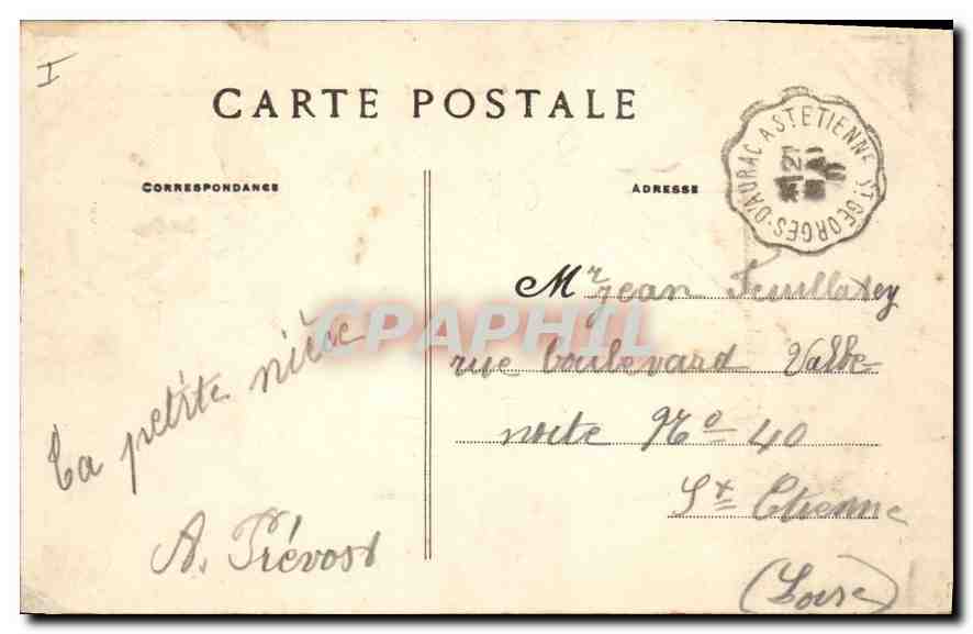 Le Puy — Vue Générale (Vue prise d'Espaly) — éditeur non identifié, n° de série 4146 — Reverso