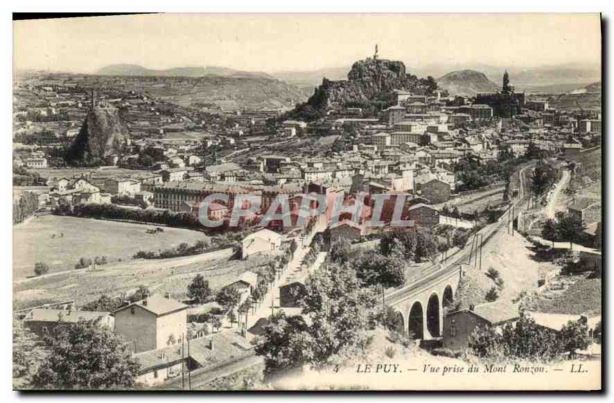 CPA Le Puy Vue prise du Mont Ronzon 