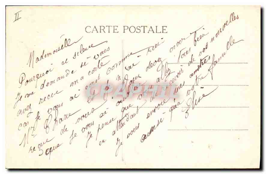 Le Puy — Vue prise de la Route de Saugues — éditeur V.P.O. n° 4894 — Verso
