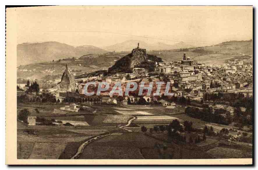 CPA Le Puy Haute Loire Vue panoramique de la Ville prise de la cote Rochearnaud 