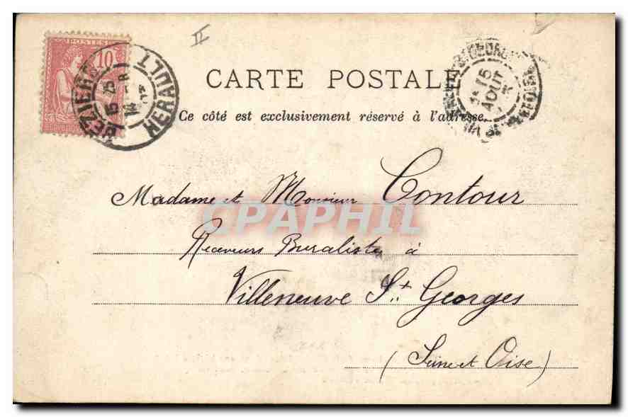 CPA Environs de Puy Vieilles maisons de la Chaise Dieu  — Rückseite