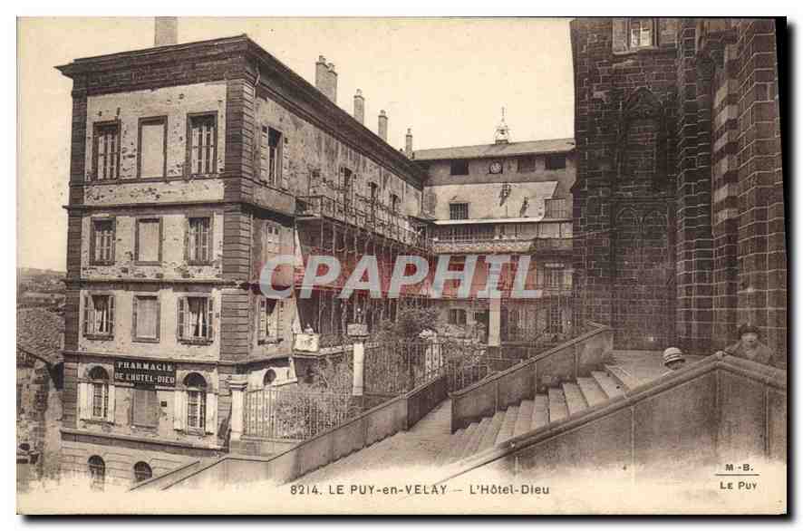 CPA Le Puy en Velay l'Hotel Dieu 