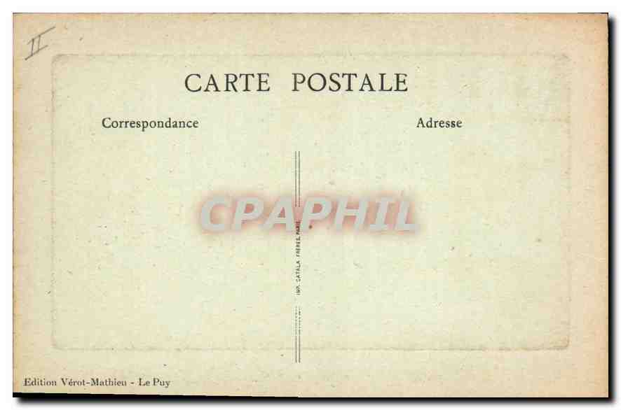 CPA Le Puy Hte L Pont Neul Quartier Saint Laurent  — Rückseite