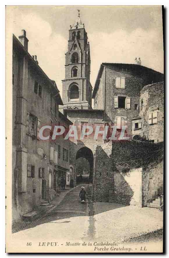 Le Puy - Montée de la Cathédrale - Porche Grateloup - LL