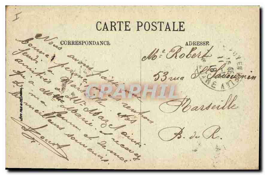 Le Puy — La fontaine Chassaigne et la place Michelet — LL, n°79 — Back