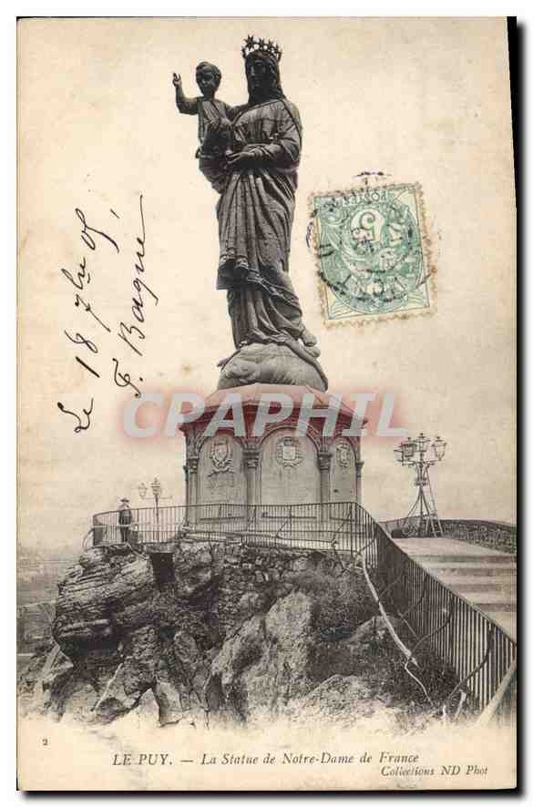 Le Puy — La Statue de Notre-Dame de France — Collections ND Phot