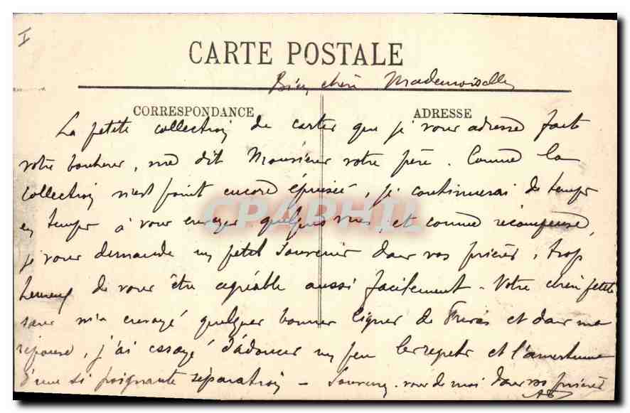 CPA Le Puy Le Rocher d'Aiguilhe  — Rückseite