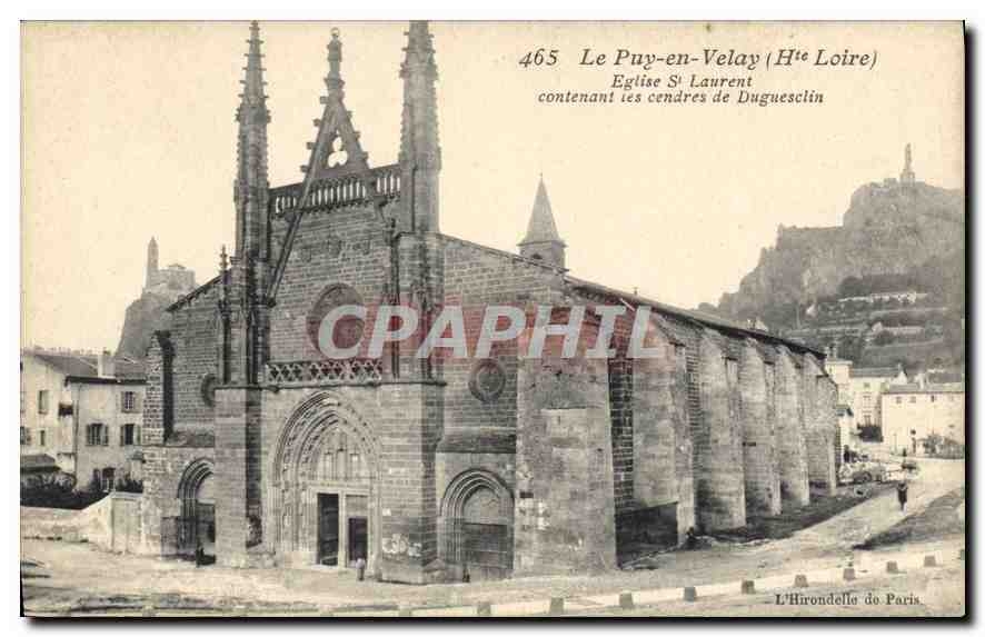 Le Puy-en-Velay (Haute-Loire) — Église Saint-Laurent — L'Hirondelle de Paris, n°465