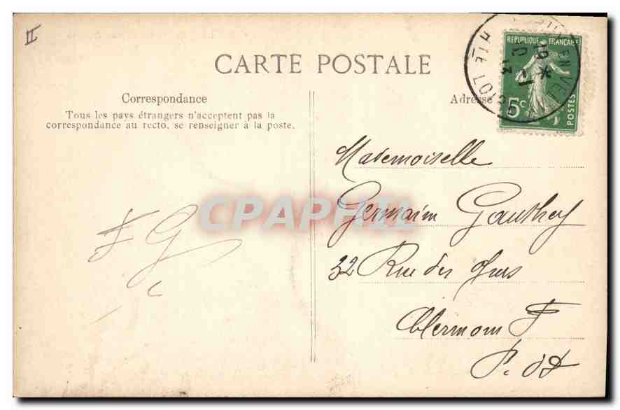 Le Puy — Église des Carmes — éditeur 'Le Puy' n°4130 — Back