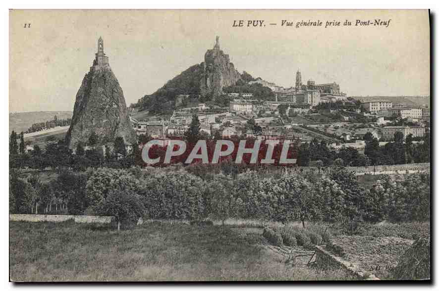 Le Puy — Vue générale prise du Pont-Neuf — éditeur non identifié, n° de série 11