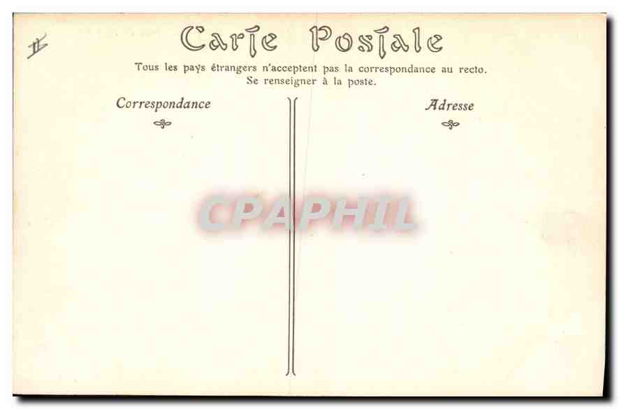 Le Puy — Vue générale prise du Pont-Neuf — éditeur non identifié, n° de série 11 — Verso